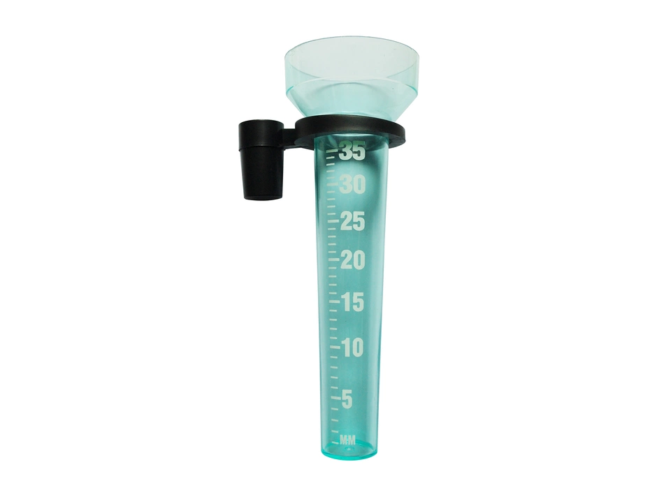 GO/ON Regenwassermesser mit Halter aus Kunststoff