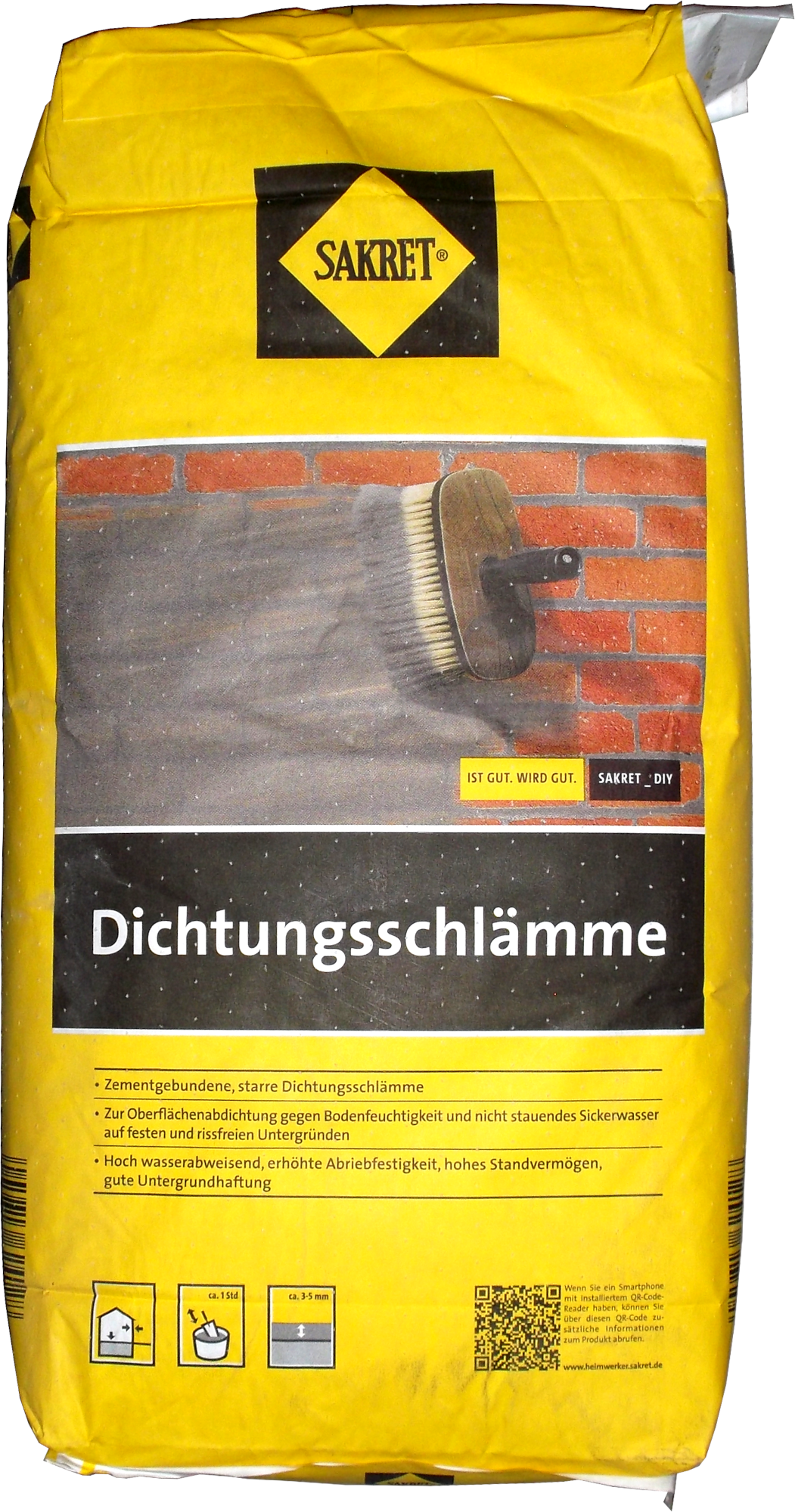 25kg Sakret DIY Dichtungsschlämme mineralisch
