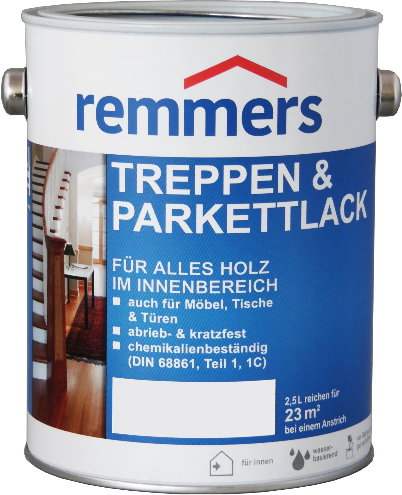 2,5L Remmers Treppen+Parkettlack farblos SDGl