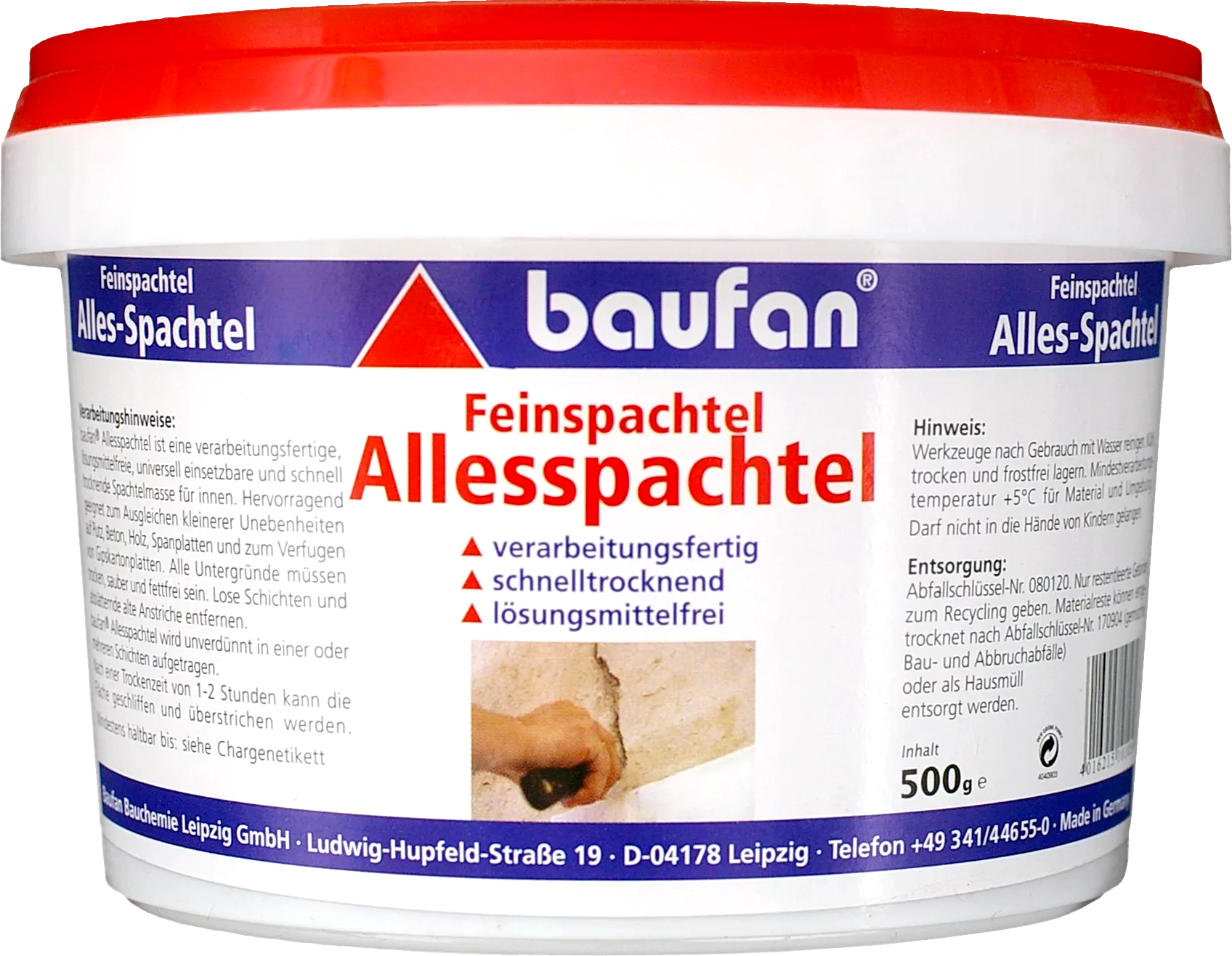 500g Baufan Fein- und Allesspachtel
