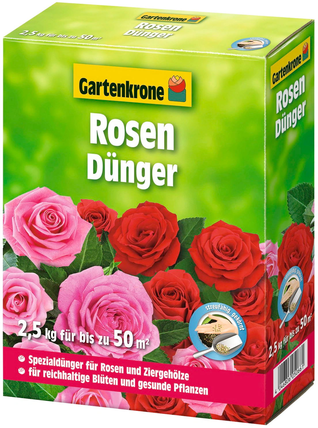 2,5kg Gartenkrone Rosendünger und Ziergehölze