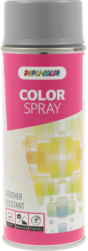 400ml DUPLI-COLOR Sprühlack Color Spray Silbergrau RAL 7001 glänzend,