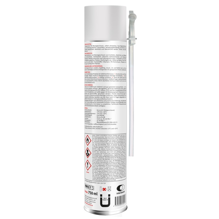 750ml Butler machts 1K Montageschaum B2 beige
