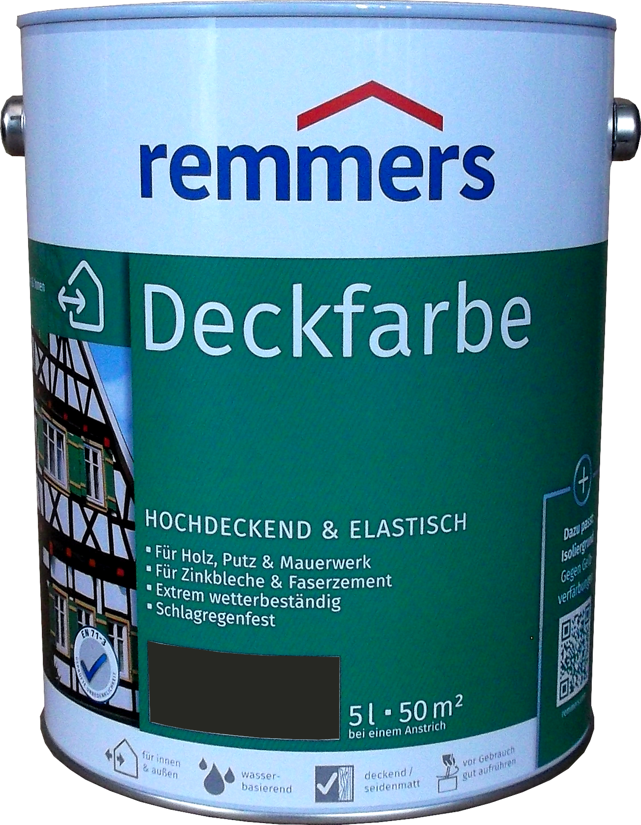 5L Remmers Deckfarbe Tabakbraun