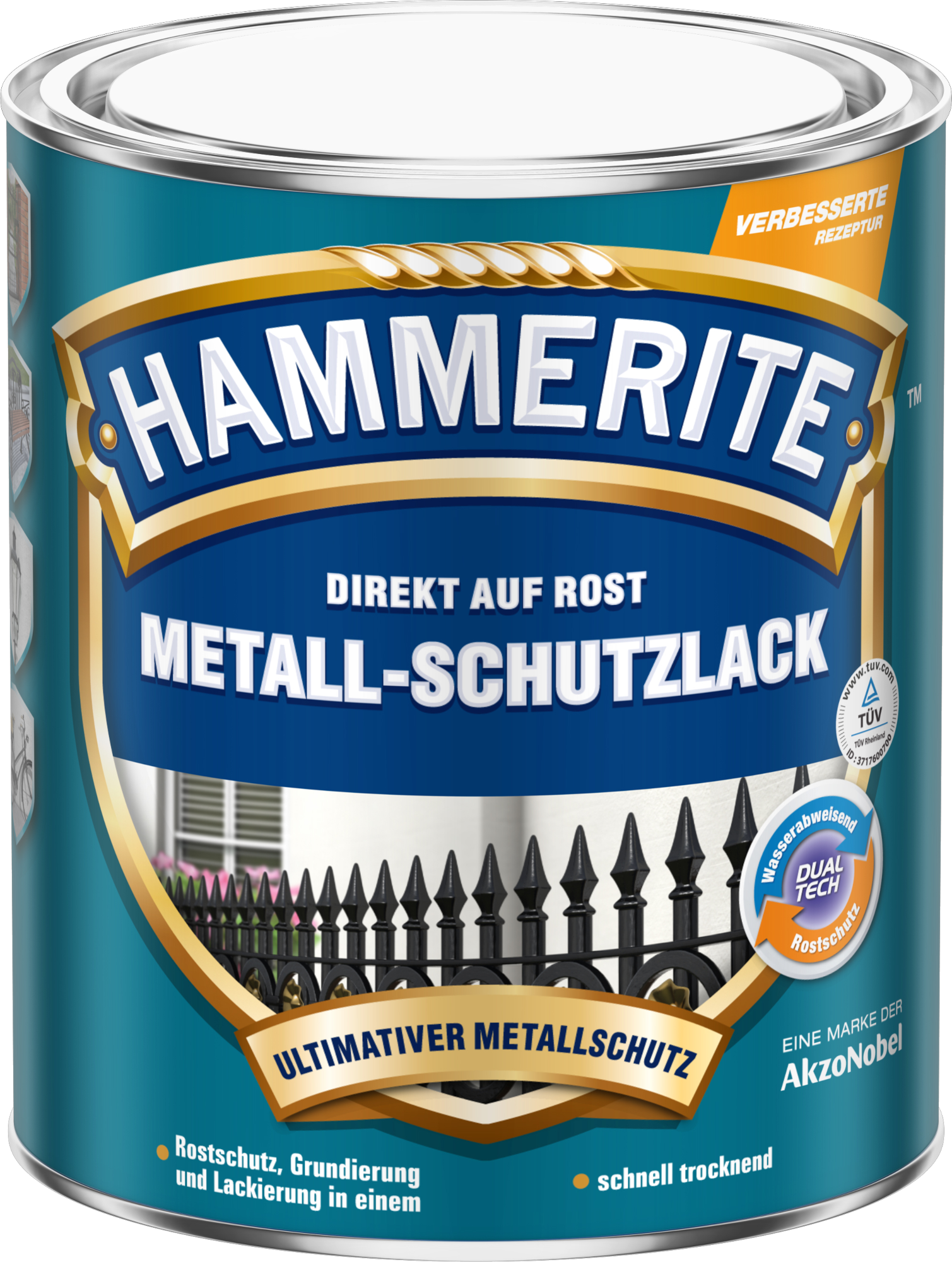 250ml Hammerite Msl matt schwarz