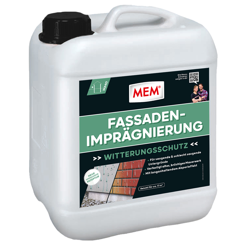 5 Liter MEM Fassadenschutz / Fassadenimprägnierung