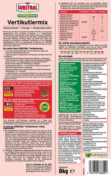 8 kg SUBSTRAL® Vertikutiermix