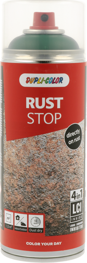 Dupli Color Rust Stop 4 in 1 Seidenmatt 400 ml RAL6005 Moosgrün