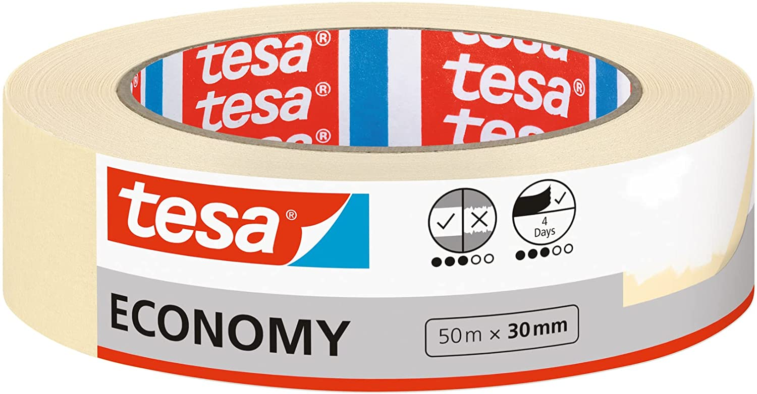 tesa Malerband Economy Länge 50m, Breite 30mm