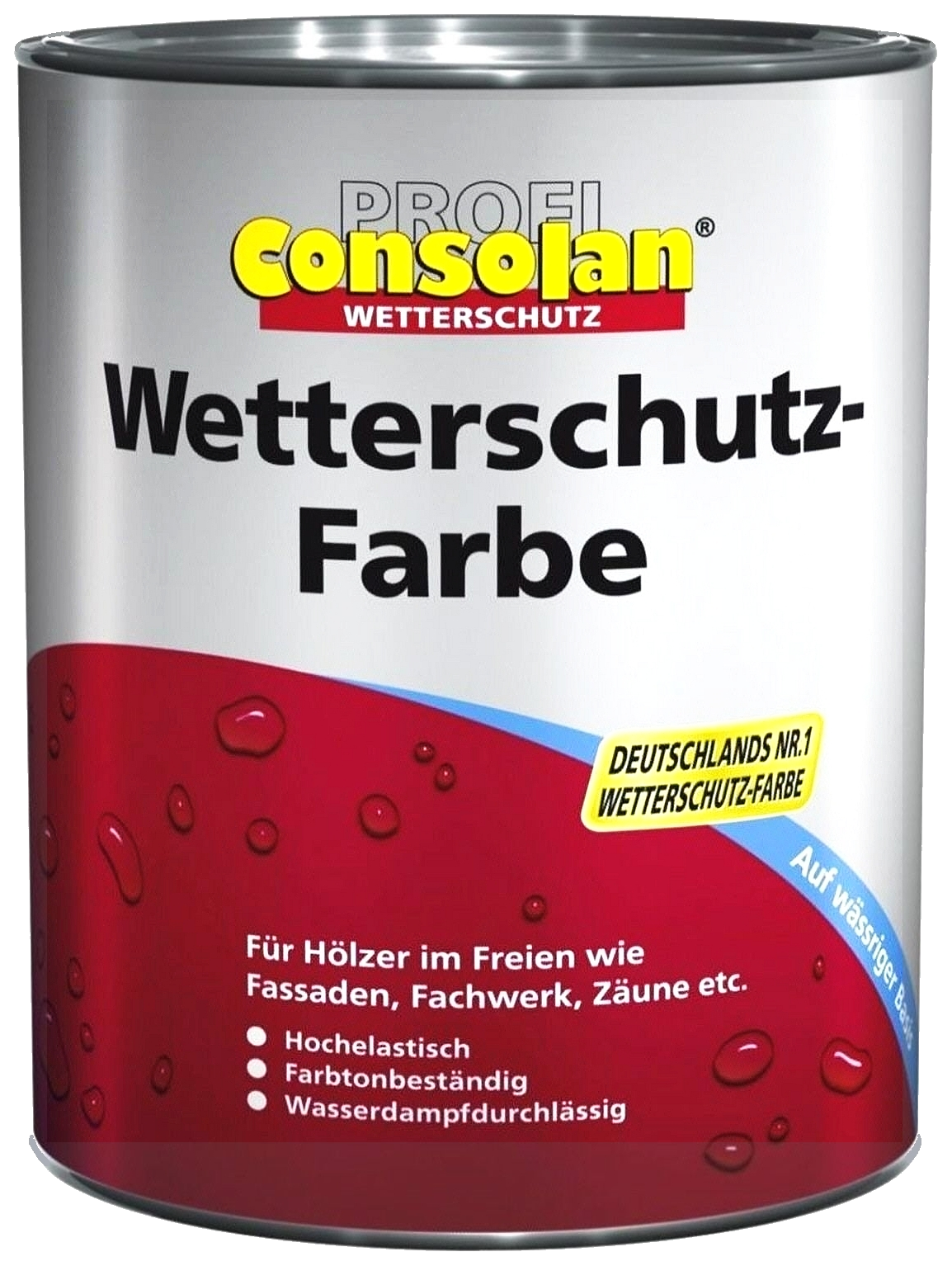 2,5L Profi Consolan Wetterschutzfarbe moosgrün