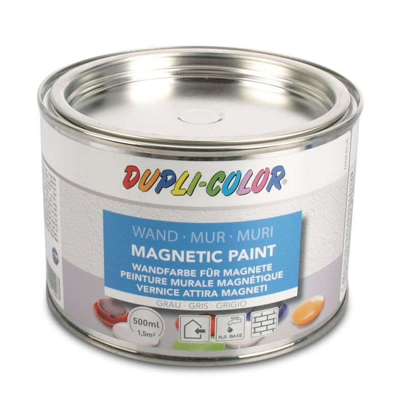 0,5 L DUPLI-COLOR Magnetic hellgrau Magnetfarbe