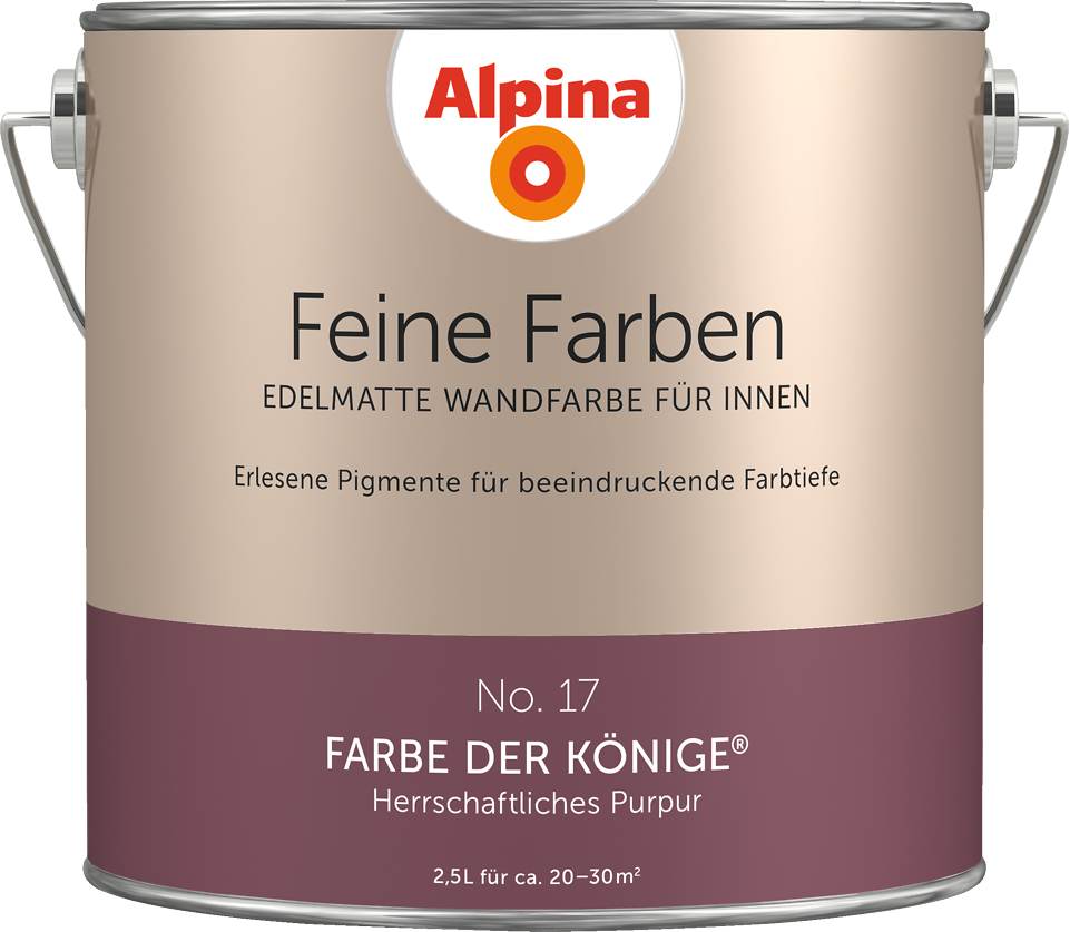 2,5L ALPINA Feine Farben Farbe der Könige No.17