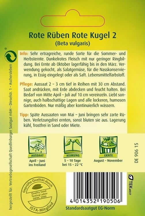 Rote Rüben Rote Kugel 2