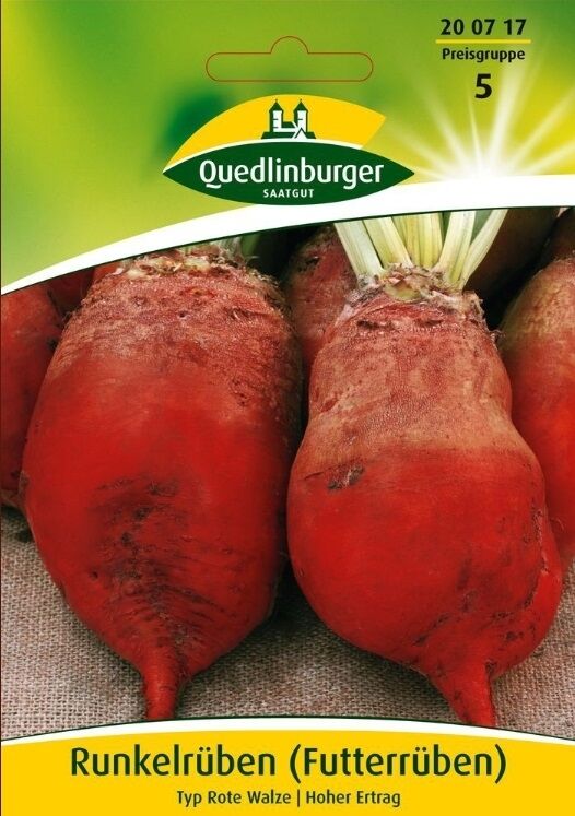 Runkelrüben (Futterrüben) Typ Rote Walze GP 25g
