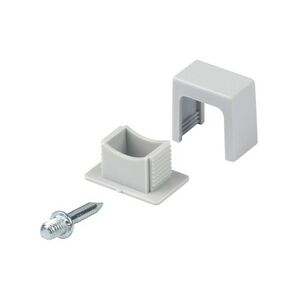 Raster-Druckschelle, grau, 6 - 16 mm, 8 Stück