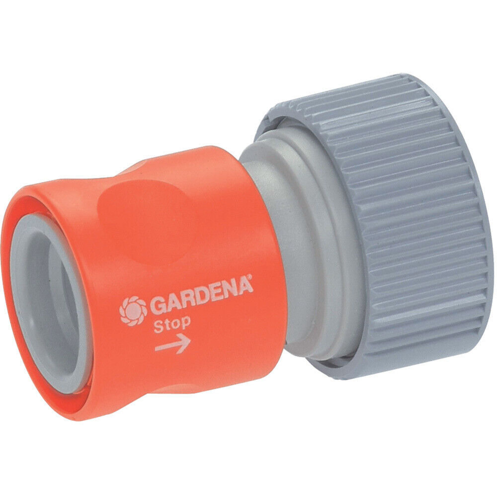 GARDENA 914 Schlauchanschlußstück mit Wasserstop 3/4 Zoll