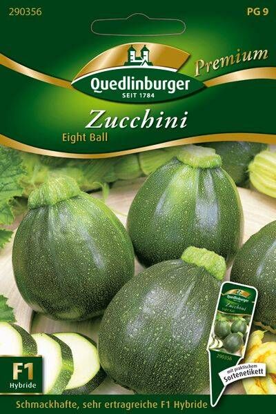 Zucchini Eight Ball