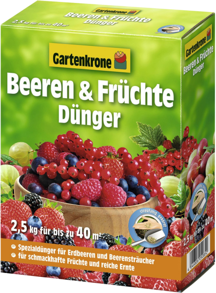 2,5kg Gartenkrone Beeren & Früchte Dünger