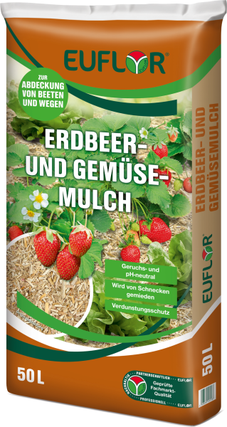 EUFLOR Erdbeer- und Gemüsemulch 50 l Sack
